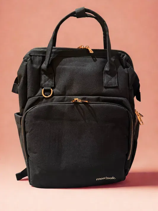Black Midnight Rose Moxipak backpack